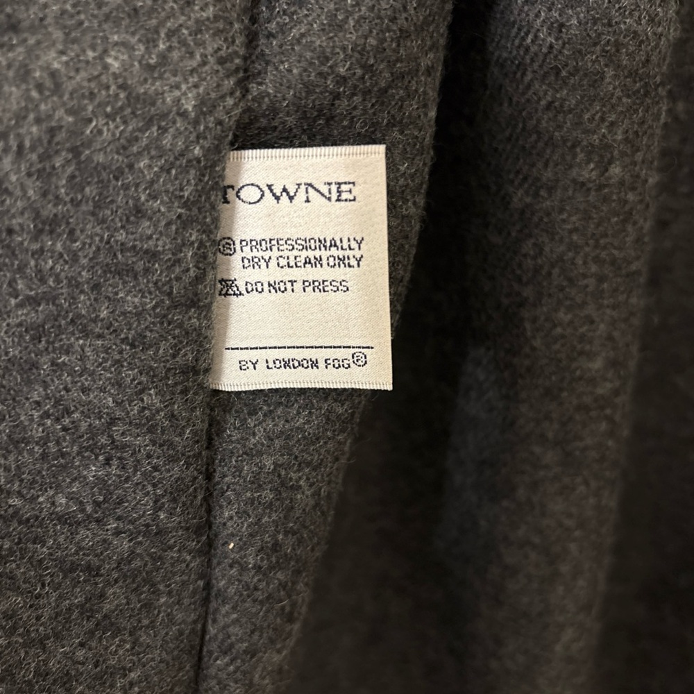 Vintage Towne by London Fog Men's Trench Coat XL 46R Tan Rain Jacket Zip Liner - Picture 7 of 8